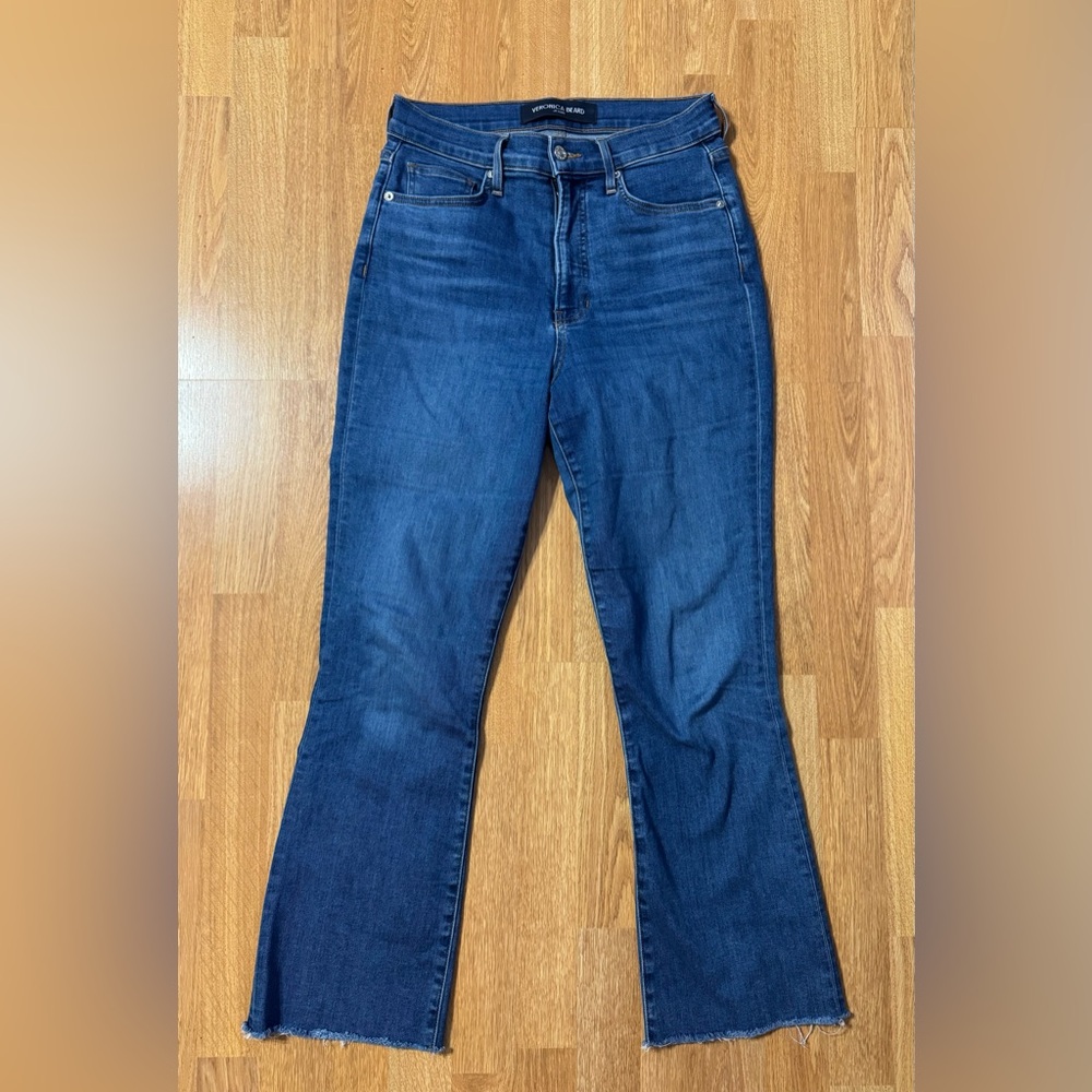 VERONICA BEARD Carolina Ankle Skinny Flare High Rise Jean Women's Size 29 - Picture 2 of 9